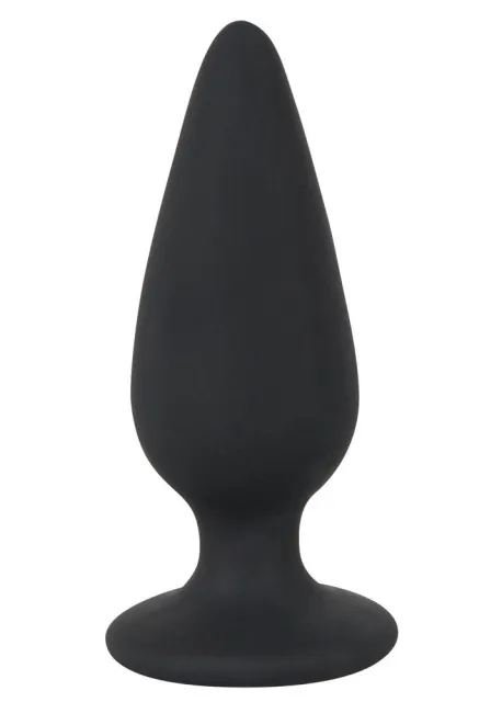 Анальна пробка Orion Black Velvets Heavy Plug Medium, 8,9 см (чорний)