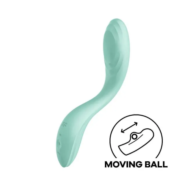 Вібратор для точки G Satisfyer Rrrolling Pleasure, 22 см (м'ятний)