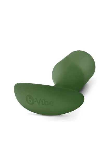 Анальная пробка B-Vibe Snug Plug 4, 14 см (зеленый)