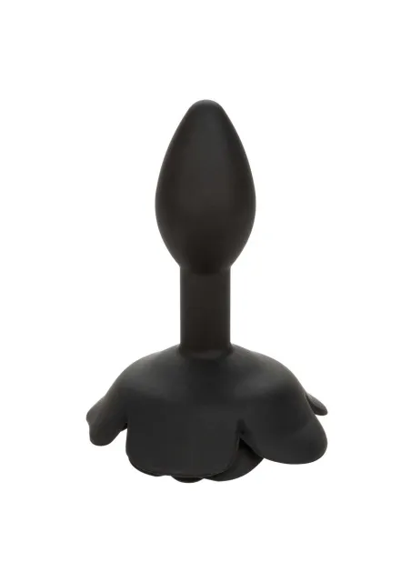 Анальная пробка Calexotics Rose Anal Plug Small, 7.5 см (черный)