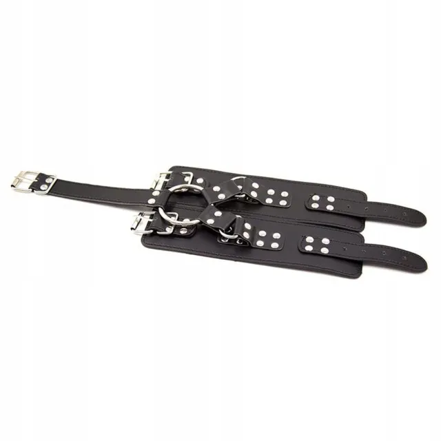 Регулируемая упряжь Fetish Addict Collar With Restraints (черный)