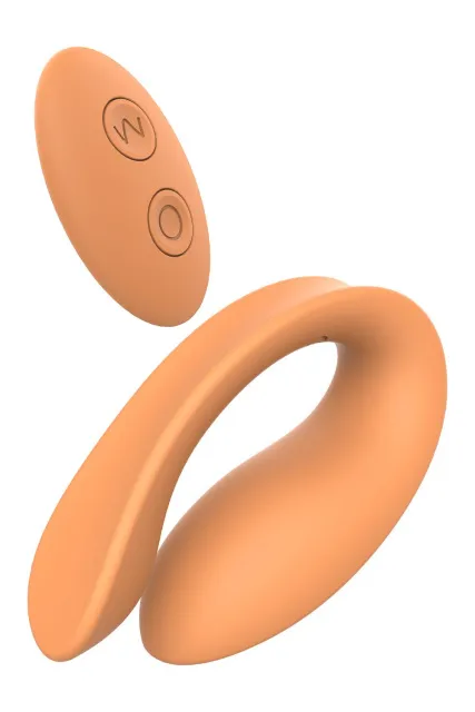 Dreamtoys Glam Couples Vibrator - Wibrator, Pomarańczowy, 8.5 cm