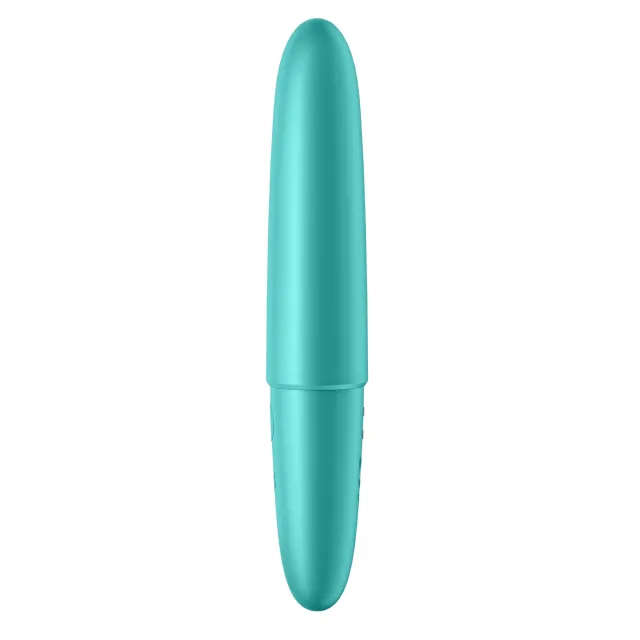 Satisfyer Ultra Power Bullet 6 - Wibrator łechtaczkowy, Turkus, 12.8 cm