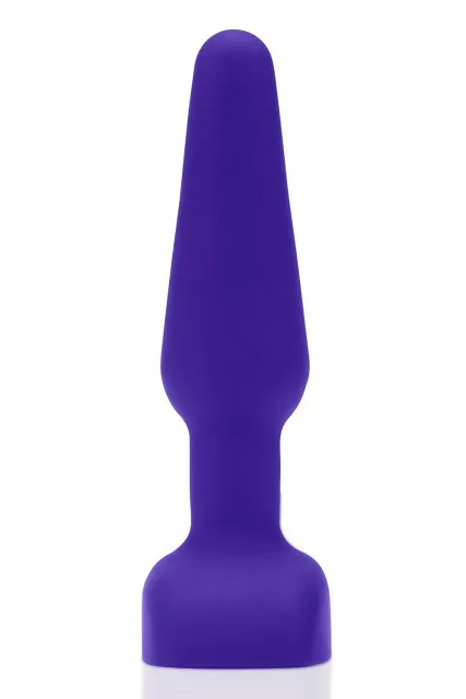 Анальная пробка B-Vibe Trio Plug, 13.5 см (фиолетовый)