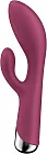 Вибратор-кролик Satisfyer Spinning Rabbit 1, 20 см (бордовый)