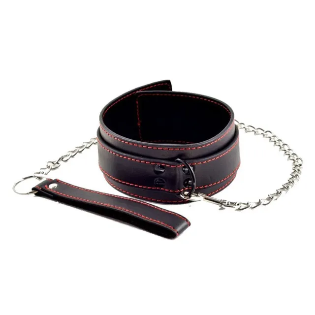Ошейник с поводком Lovetoy Collar And Leash Set (черный)