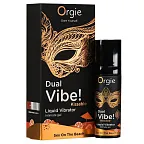 Рідкий вібратор Orgie DUAL VIBE! секс на пляжі, 15 мл