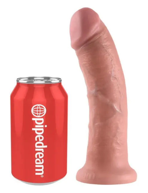 Фаллоимитатор King Cock 8", 21.5 см (телесный)