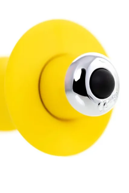 Анальная пробка ToDo Anal Vibro Plug Lancy, 11 см (желтый)