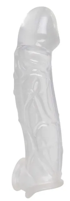 Crystal Crystal Skin - Nakładka na penisa, Przezroczysty, 23 cm
