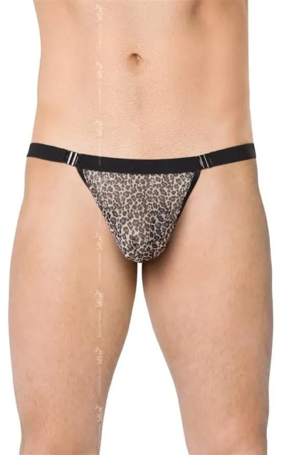Softline Mens Thong 4528 Panterka - Stringi męskie, One size