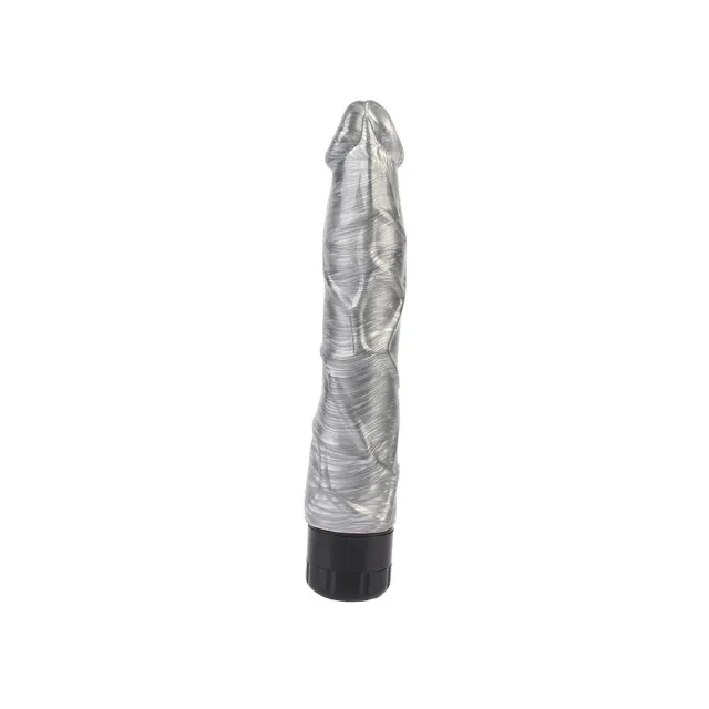 Вібратор DarkMuscle Pleasure Ranger, 22.5 см (сріблястий)