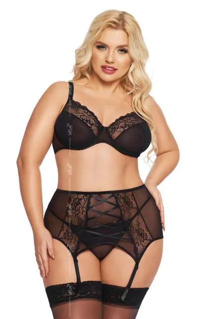 Комплект белья Softline Dolores, XL (черный)