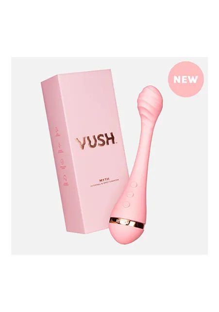 Вибратор Vush Myth для точки G, 21 см (розовый)