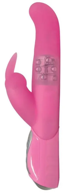 Вібратор-кролик Smile Pearl Bunny, 26 см (рожевий)