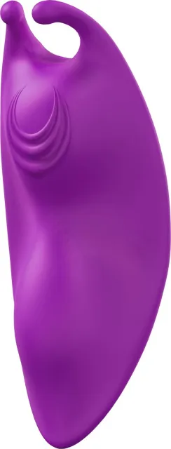 B - Series Joy Catcher - Wibrator do majtek, Fioletowy, 10.2 cm