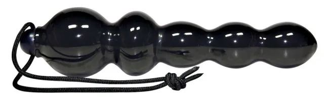 Анальний ділдо My Black Jacks Globular, 18 см (чорний)