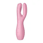 Вибратор для клитора Satisfyer Threesome 3, 14 см (светло-розовый)
