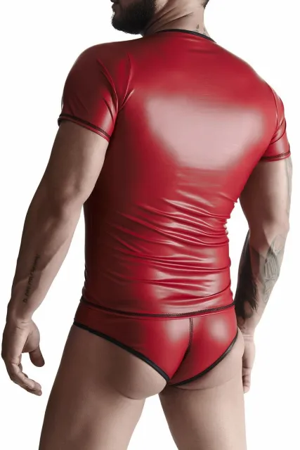 Мужской комплект Regnes Fetish Planet Wetlook, S (красный)
