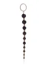 CalExotics X-10 Beads - Koraliki analne, Czarny, 28 cm