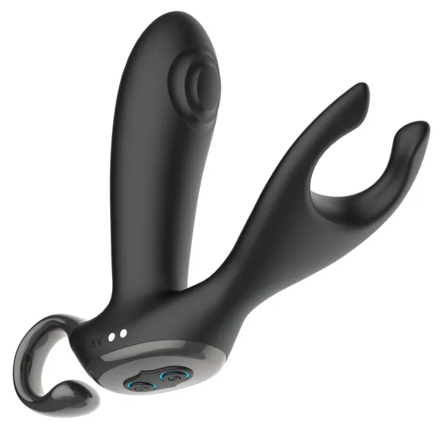 Стимулятор простати B - Series Cute Dual Tapping Anal, 10.1 см (чорний)
