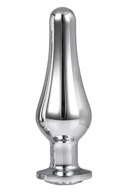 Анальная пробка Gleaming Love Pleasure Plug L, 12.7 см (серебристый)