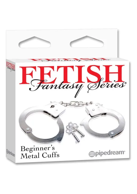 Наручники Fetish Fantasy Beginner Metal Cuffs (сріблястий)