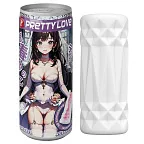 Мастурбатор Pretty Love Super Soft 3D Stimulating, 9 см (белый)