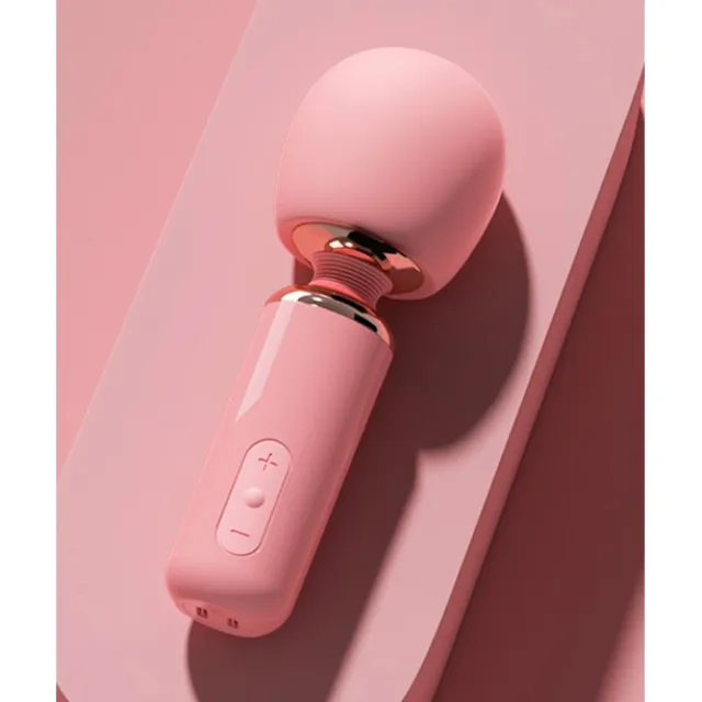 Вибромассажер Qingnan No.5 Powerful Mini Wand, 18,3 см (розовый)