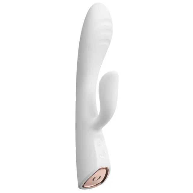 Вибратор-кролик Dorcel Flexi Rabbit, 21,2 см (белый)