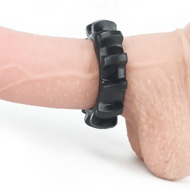 Ерекційне кільце Power Plus Cock Ring Series, 4,5 см (чорний)