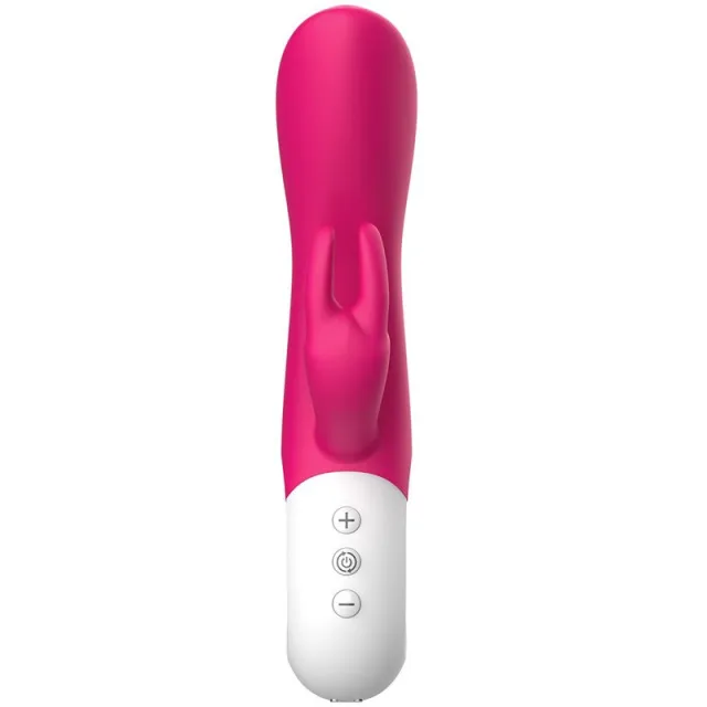 Вибратор-кролик Liebe Pleasure Toys Mighty Rechargeable Rabbit, 21.5 см (розовый)
