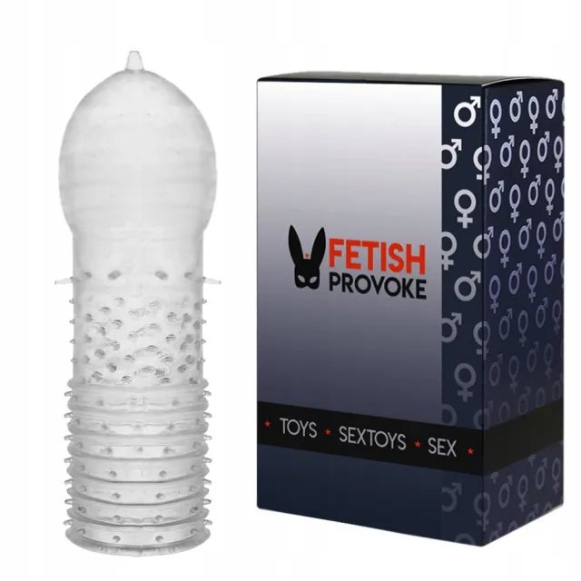 Насадка на пенис Fetish Provoke Clear Power N03, 11 см (прозрачный)