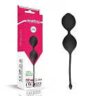 Вагінальні кульки LoveToy iWhizz Luna, 20 см (чорний)