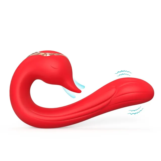 Вибратор B - Series Joy Swan Red, 16.2 см (красный)