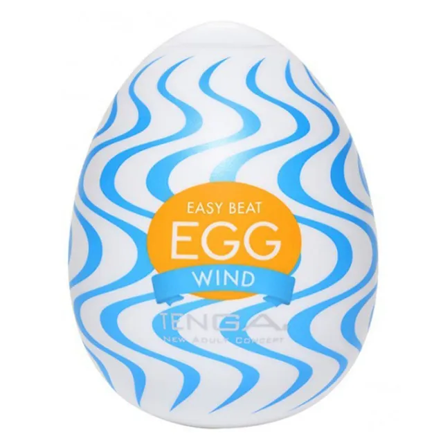 Tenga Egg Wonder Wind - Masturbator jajko, Biały, 4.9 cm