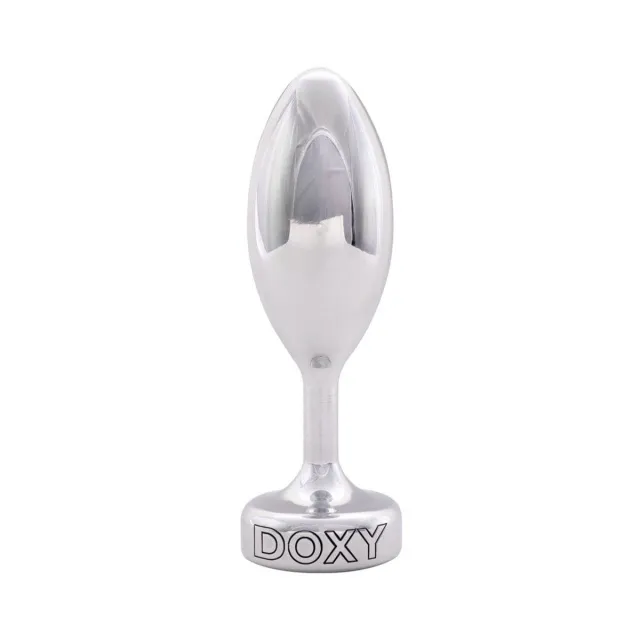 Анальна пробка Doxy Butt Plug Smooth, 11 см (сріблястий)