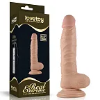 Фаллоимитатор на присоске LoveToy Real Extreme # 1, 19 см (телесный)