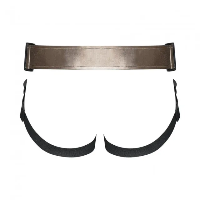 Труси для страпона Strap-On-Me Leatherette Harness Curious, OS (сірий)