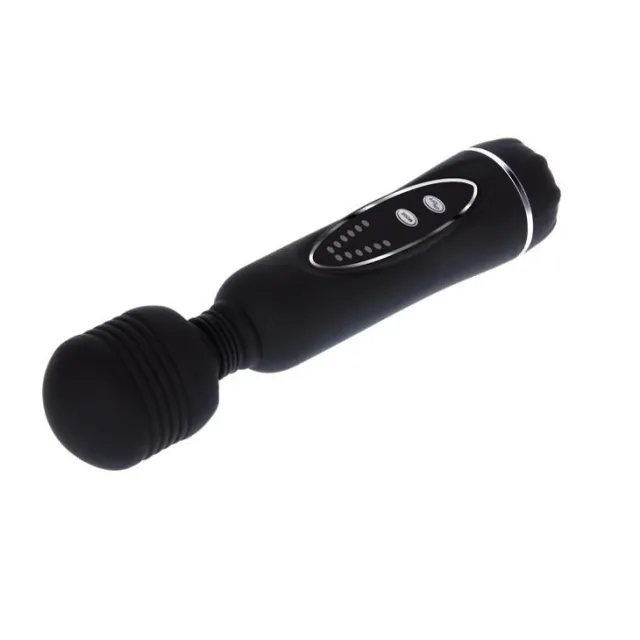 Вібромасажер LyBaile Power Wand, 20 см (чорний)