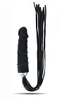 Toyz4lovers Real Anal Whip Small - Korek analny, Czarny, 15.5 cm