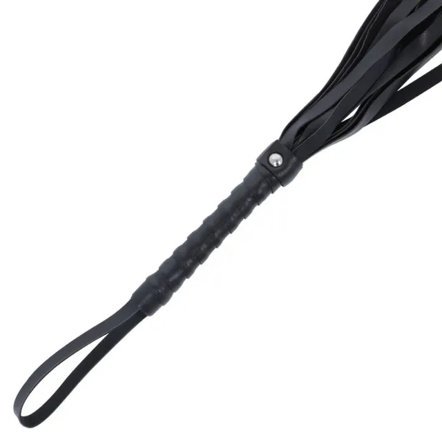 Darkness Black Flogger 45 cm - Pejcz, Czarny, 45 cm