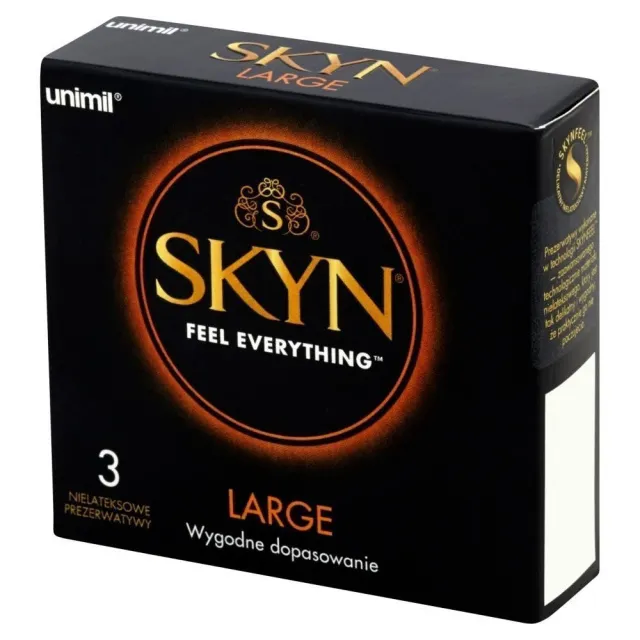 Безлатексные презервативы SKYN Large, 3 шт