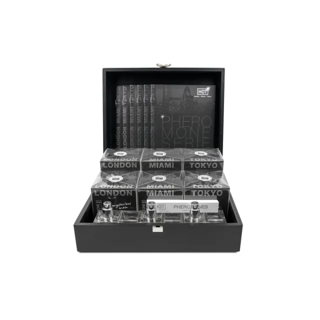 Hot Pheromone Perfume Man Wood Box -, Drzewny, 30 ml