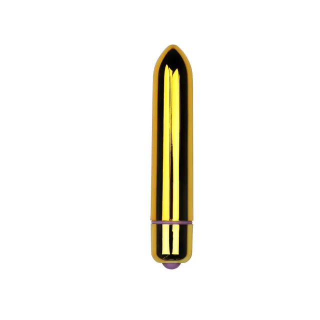 Lovetoy X-Basic Bullet Long One Speed - Mini-wibrator, Złoto, 9 cm