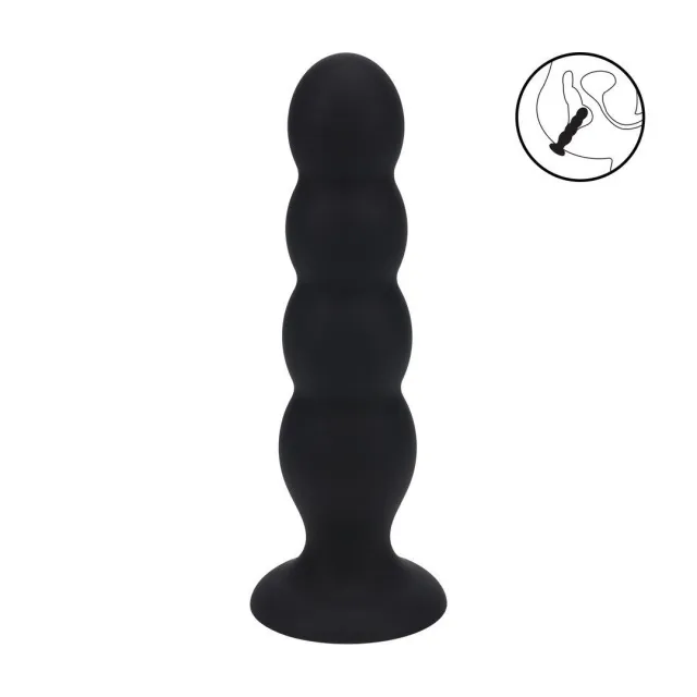 Shots Quad Rattle Liquid - Korek analny, Czarny, 16.5 cm, XL