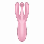 Вібратор для клітора Satisfyer Threesome 4, 14 см (рожевий)