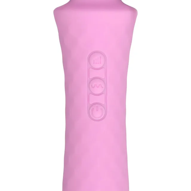 Міні-вібратор Loveline Exotic Fuchsia, 20.7 см (фуксія)