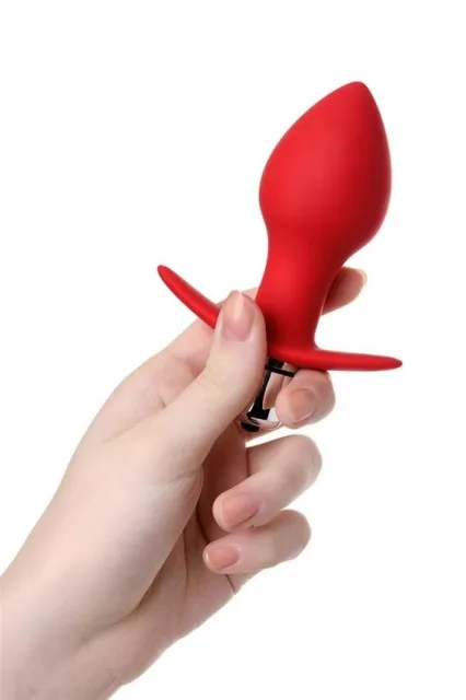 Анальная пробка ToDo Anal Vibro Plug Glam, 9.7 см (красный)