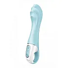 Satisfyer Air Pump Vibrator 5+ - Wibrator, Niebieski, 21 cm